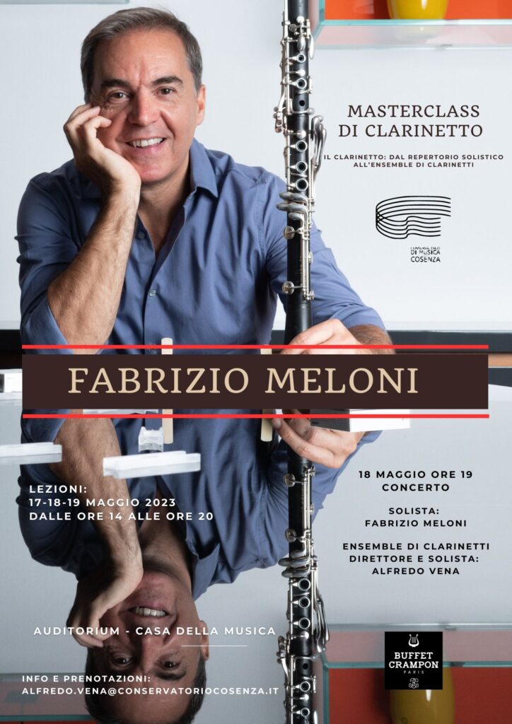 Masterclass di Clarinetto Fabrizio Meloni
