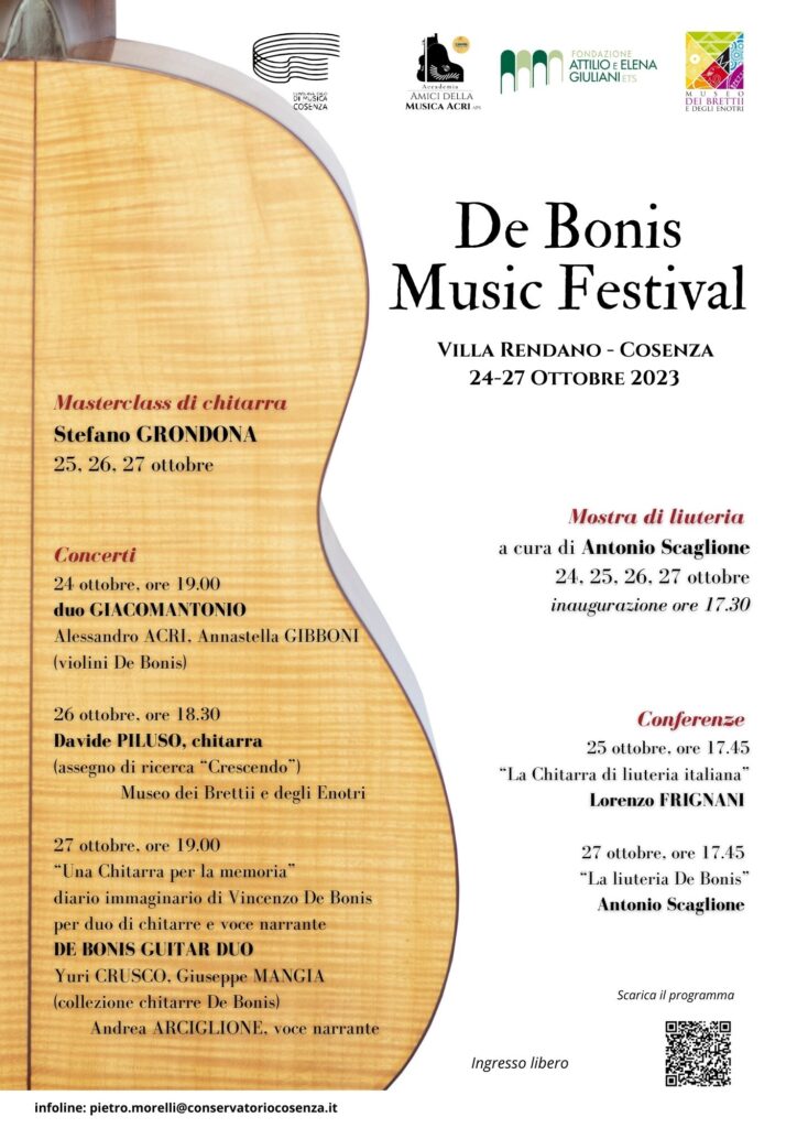 Festival Chitarristico – Master di Chitarra