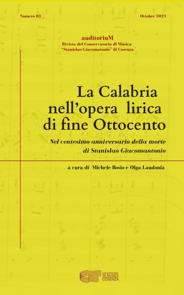 RIVISTA auditoriuM n° 3 (numero monografico)