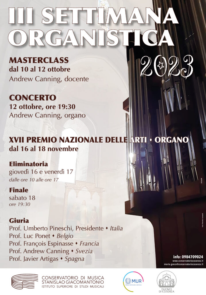 III Settimana Organistica 2023