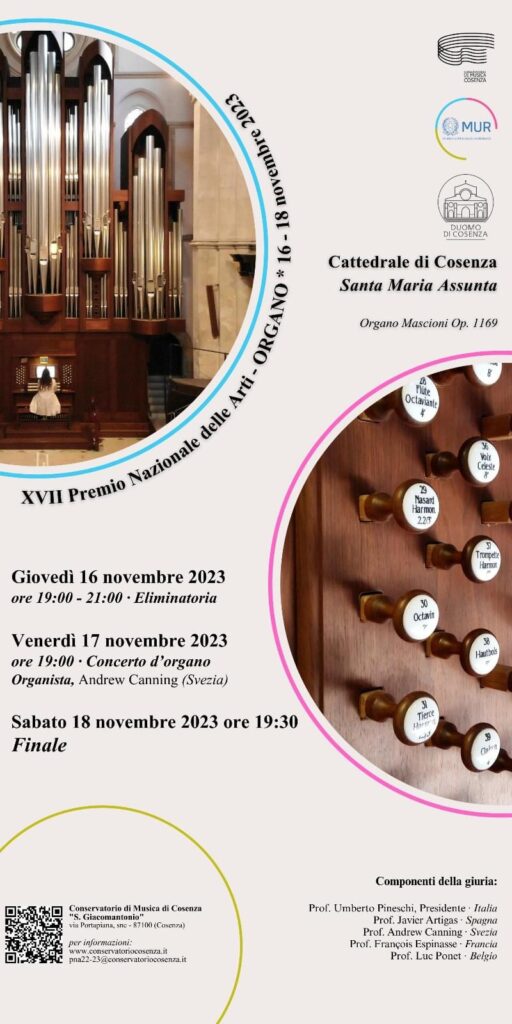 PNA XVII edizione – Sottosezione Organo – FINALISTI