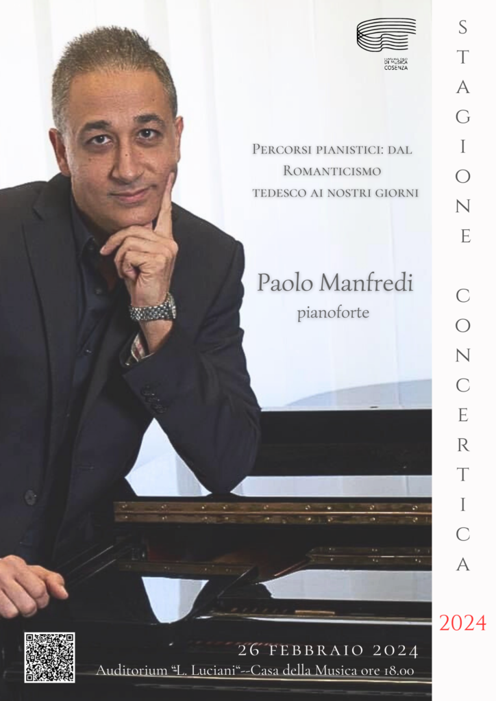 Stagione Concertistica 2024 – Paolo Manfredi (pianoforte)