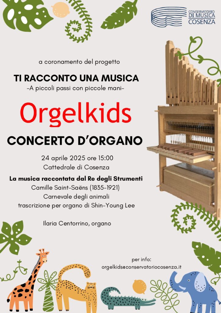 Laboratorio didattico Orgelkids – concerto finale