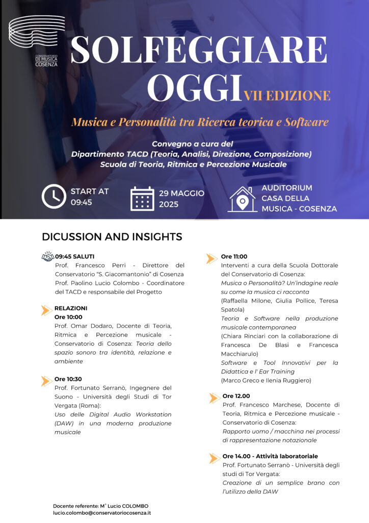 Solfeggiare Oggi VII edizione