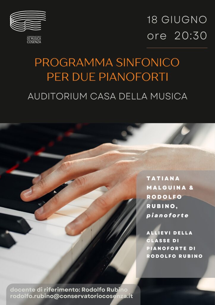 Programma Sinfonico per due pianoforti