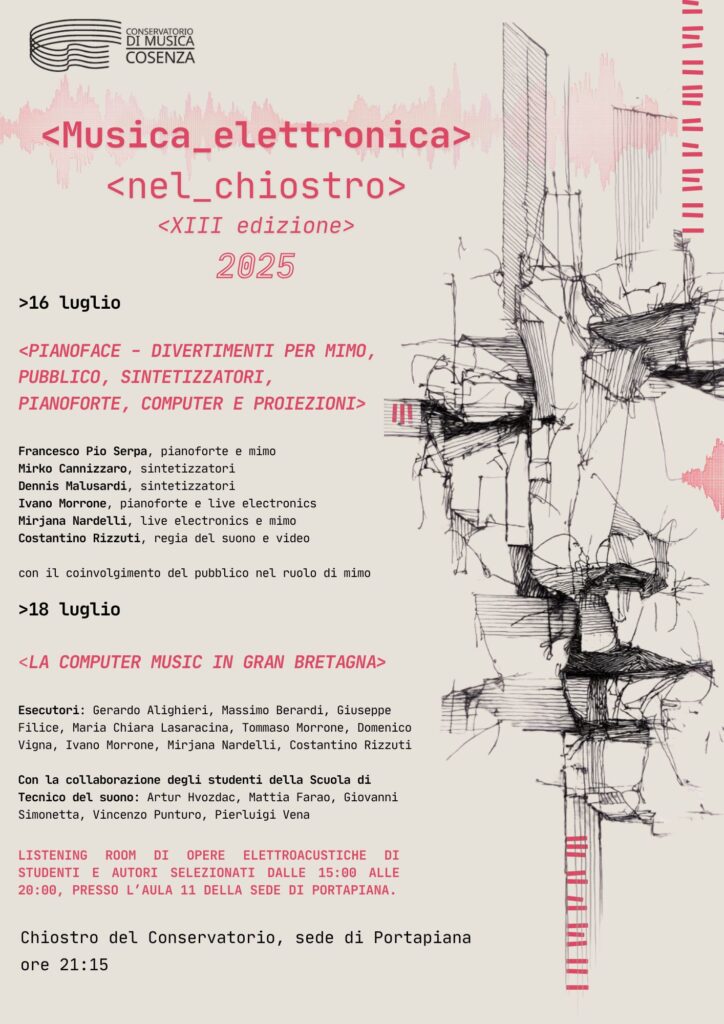 Musica elettronica nel Chiostro – XIII ed.