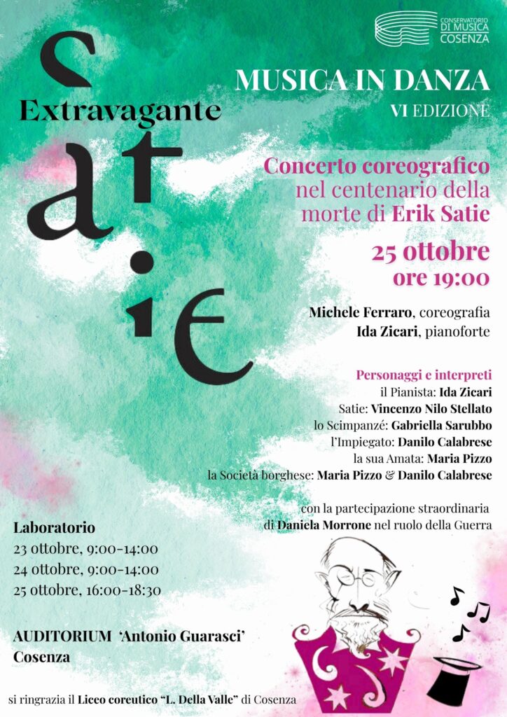 Musica in danza VI edizione – Extravagante Satie