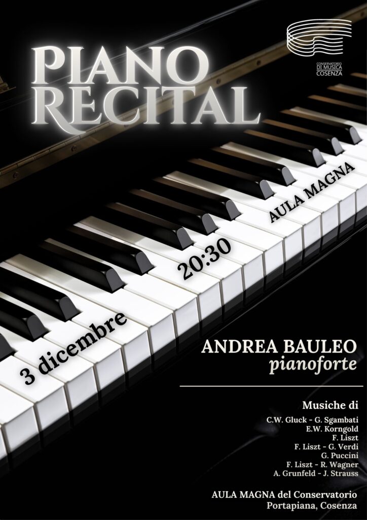 Piano Recital – Andrea Bauleo pianoforte