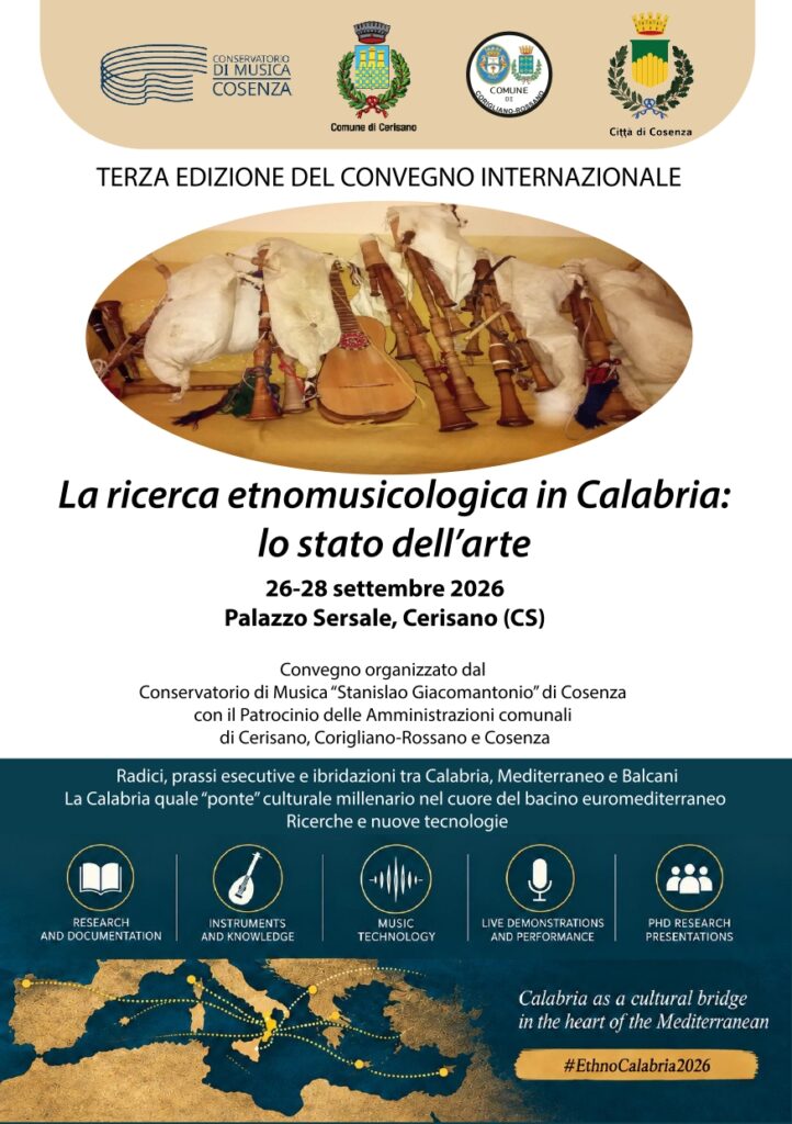La ricerca etnomusicologica in Calabria: lo Stato dell’arte – III ed.